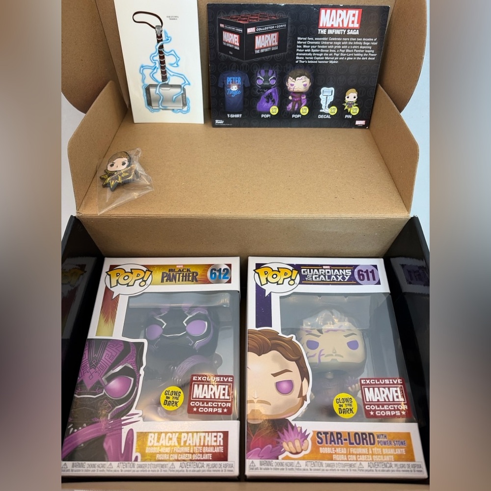Marvel Collector Corps Infinity Saga Funko Box NO T-Shirt(F103)”✨